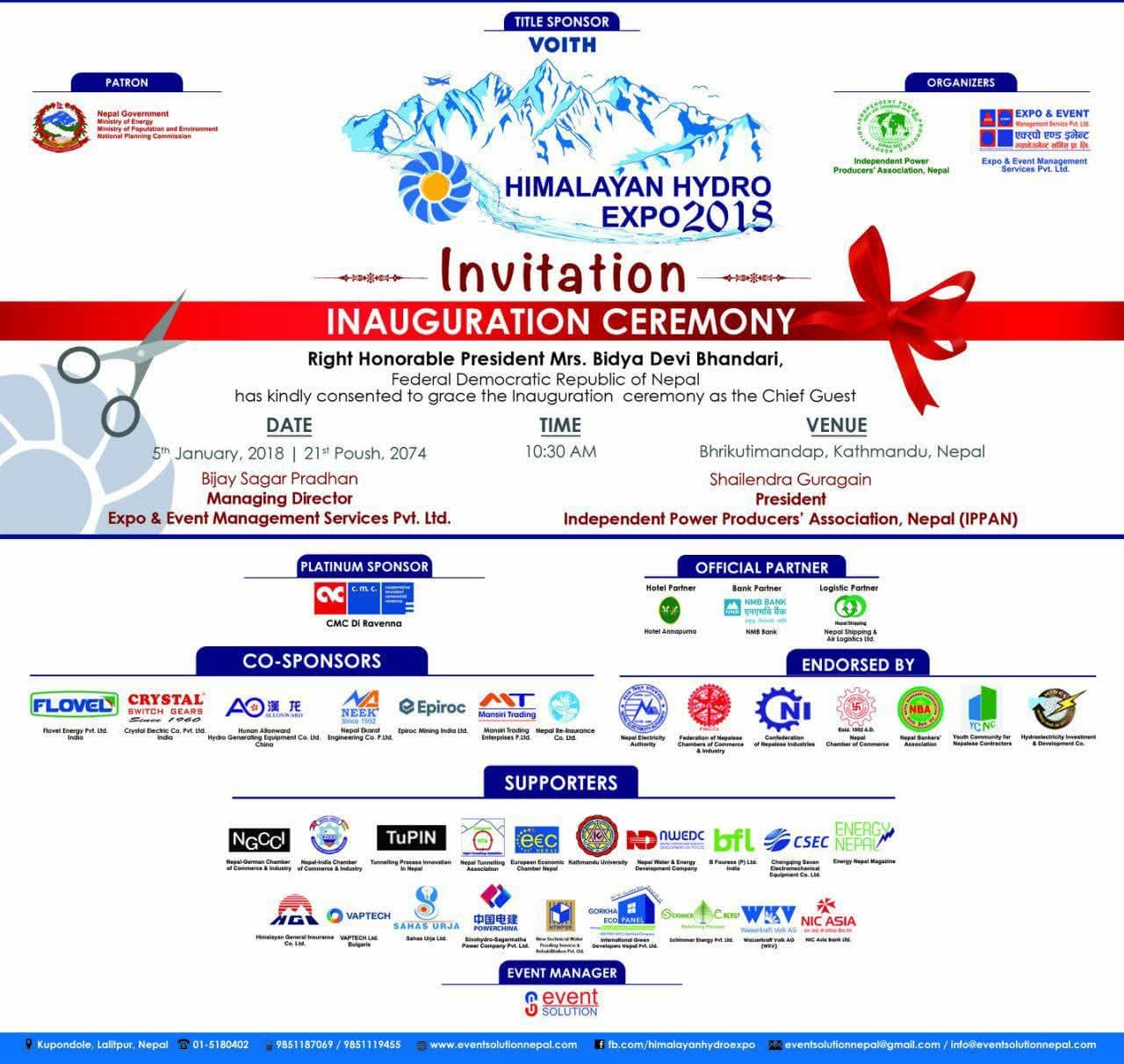 Auspicious Inauguration Ceremony & Lamp Lighting